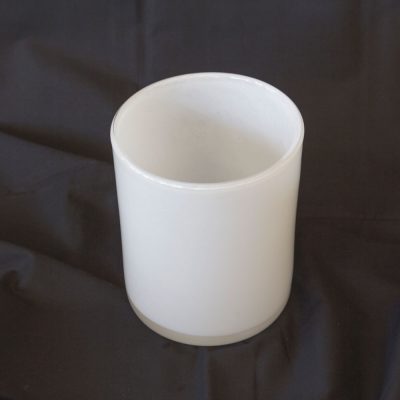 Glassvase Cylinder White
