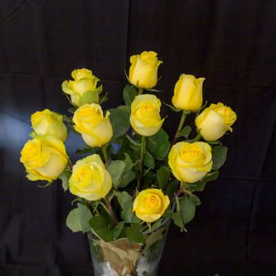 Mazzo di rose gialle 11 pz